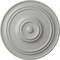 Ekena Millwork Classic Ceiling Medallion (For Canopies up to 5 1/2"), Hand-Painted Frost, 21 7/8"OD x 2 3/8"P CM22CLFRF - alternate 1